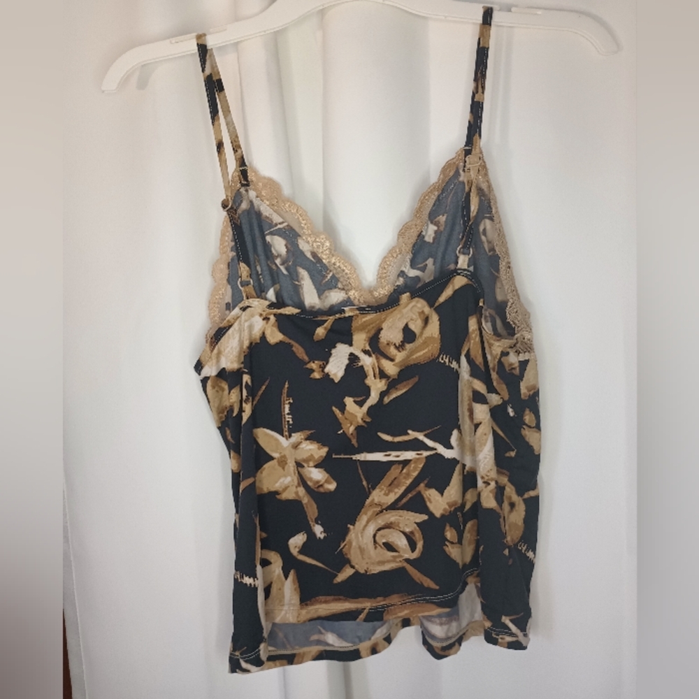 Giligan O'Malley Babydoll Lace Camisole Nylon Fairy Grunge Y2K L Runs Small - Picture 5 of 10
